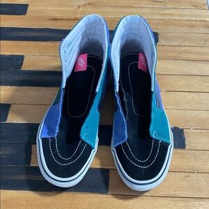 Vans Mix & Match Sk8-Hi Cadium Yellow/Tidepool (VN0A4BV6TGN) Size M7.5 & W 9 H-8